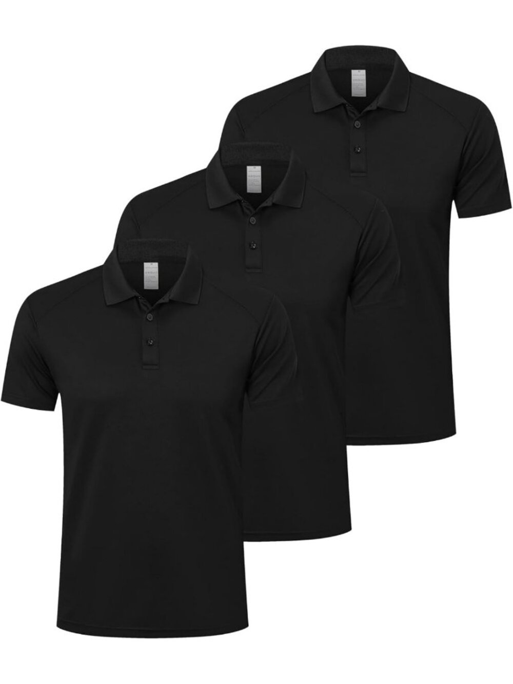 Men's Short Sleeve Athletic Polo Shirts - 1/3/5 Pack, Casual & Comfortable Wear